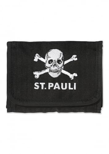 FC St. Pauli - Totenkopf - Geldbeutel schwarz von FC St. Pauli