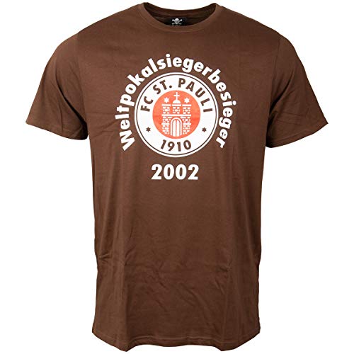 FC St. Pauli Weltpokalsieger Besieger T-Shirt (braun, L) von FC St. Pauli