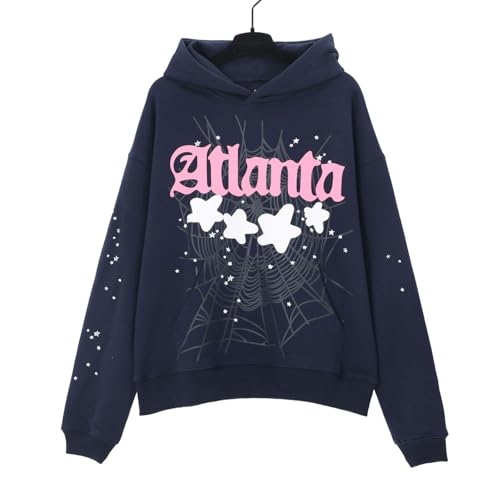 FDTURES 2024 Sp5de Trendy Mode Paar Stern Schaum Gedruckt Hoodie Für Männer Und Frauen-color1||S von FDTURES