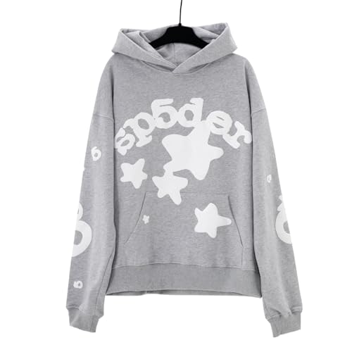 FDTURES 2024 Sp5de Trendy Mode Paar Stern Schaum Gedruckt Hoodie Für Männer Und Frauen-color2||L von FDTURES