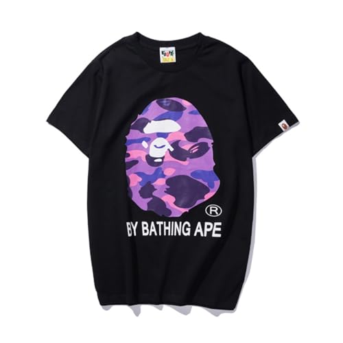 FDTURES 24ss Trendy Casual Top Bap Langfristige Paar Mode Reine Baumwolle Doppelgarn Männer Und Frauen Casual Sport Kurzarm T-Shirt-color4||L FDTURES 24ss Trendy Casual Top Bap Langfristige Paar Mode Reine Baumwolle Doppelgarn Männer Und Frauen Casual Sport Kurzarm T-Shirt-color4||L von FDTURES
