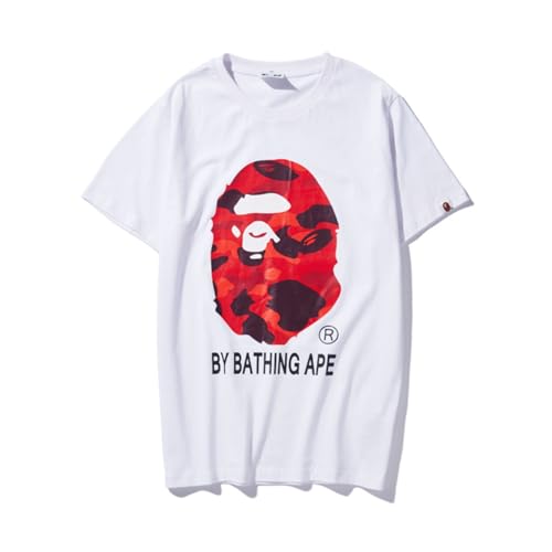 FDTURES 24ss Trendy Casual Top Bap Langfristige Paar Mode Reine Baumwolle Doppelgarn Männer Und Frauen Casual Sport Kurzarm T-Shirt-color6||L FDTURES 24ss Trendy Casual Top Bap Langfristige Paar Mode Reine Baumwolle Doppelgarn Männer Und Frauen Casual Sport Kurzarm T-Shirt-color6||L von FDTURES