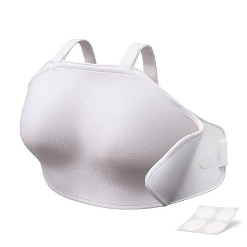 Fecht-Brustschutz – Doppelter weicher Brustschutz – FIE-Zertifikat aus Kunststoff – Fechtausrüstung für Folien-Epee-Säbel (Damen, XL) von FEFOSAEP