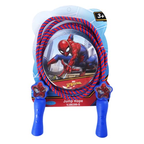 FEIFEI'S BOW Springseil Prinzessin Superheld Kinder Mädchen Jungen Springseil Baumwolle Springseil Verstellbares Seil Outdoor Übung (Spiderman) von FEIFEI'S BOW