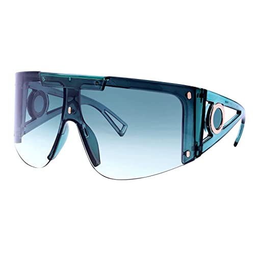 FEISEDY Sport Sonnenbrille Damen Groß Wraparound Brille UV400 Schutz Fahrradbrille für Radfahren Biking Laufen Basketball Tennis Outdooraktivitäten B4027 von FEISEDY