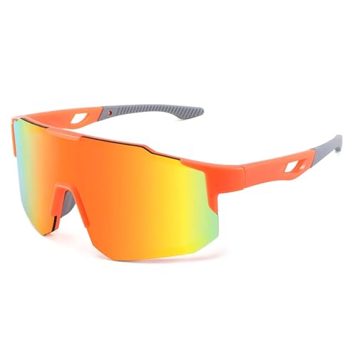 FEISEDY Sport Sonnenbrille Herren Damen Fahrradbrille Radbrille Verspiegelt Sportbrille für MTB Rennrad Radfahren Biking Laufen Enduro mit UV400 Schutz B2388 FEISEDY Sport Sonnenbrille Herren Damen Fahrradbrille Radbrille Verspiegelt Sportbrille für MTB Rennrad Radfahren Biking Laufen Enduro mit UV400 Schutz B2388 von FEISEDY