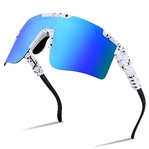 FEISEDY Sport Sonnenbrille Herren Fahrradbrille für Damen Sportbrille UV400 Schutz Radsportbrillen für Outdooraktivitäten B2837 von FEISEDY