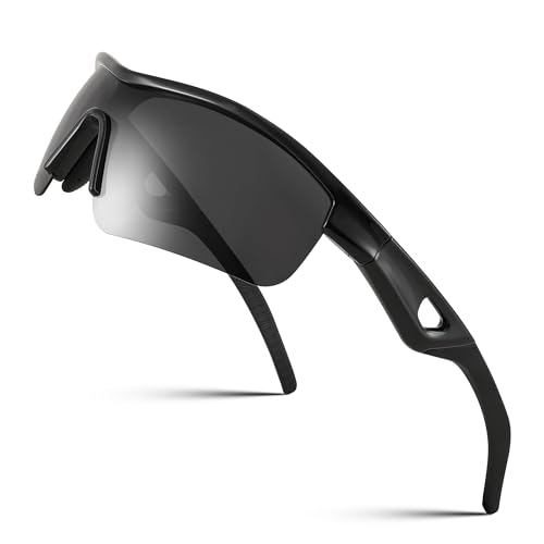 FEISEDY Sport Sonnenbrille Polarisiert Herren Damen Fahrradbrille Verspiegelt für Radfahren Angeln Fahren Laufen mit UV400 Schutz B2372 von FEISEDY
