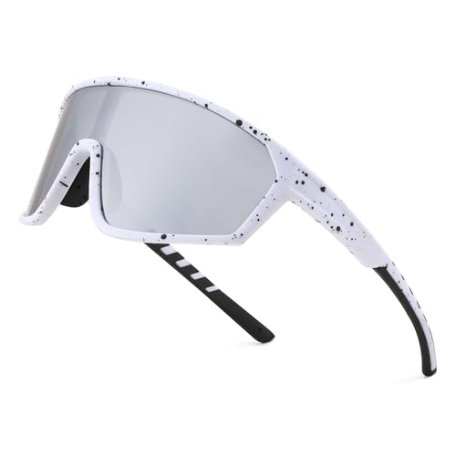 FEISEDY Sport Sonnenbrille Polarisiert Herren Damen Jugendliche Fahrradbrille Verspiegelt Sportbrille für Radfahren Angeln Fahren Laufen mit UV400 Schutz B1125 FEISEDY Sport Sonnenbrille Polarisiert Herren Damen Jugendliche Fahrradbrille Verspiegelt Sportbrille für Radfahren Angeln Fahren Laufen mit UV400 Schutz B1125 von FEISEDY