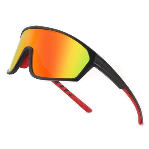 FEISEDY Sport Sonnenbrille Polarisiert Herren Damen Jugendliche Fahrradbrille Verspiegelt Sportbrille für Radfahren Angeln Fahren Laufen mit UV400 Schutz B1125 FEISEDY Sport Sonnenbrille Polarisiert Herren Damen Jugendliche Fahrradbrille Verspiegelt Sportbrille für Radfahren Angeln Fahren Laufen mit UV400 Schutz B1125 von FEISEDY