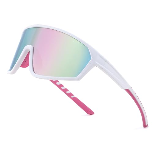 FEISEDY Sport Sonnenbrille Polarisiert Herren Damen Jugendliche Fahrradbrille Verspiegelt Sportbrille für Radfahren Angeln Fahren Laufen mit UV400 Schutz B1125 FEISEDY Sport Sonnenbrille Polarisiert Herren Damen Jugendliche Fahrradbrille Verspiegelt Sportbrille für Radfahren Angeln Fahren Laufen mit UV400 Schutz B1125 von FEISEDY