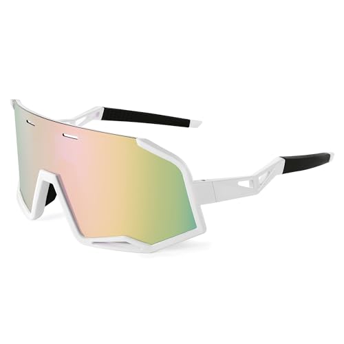 FEISEDY Sport Sonnenbrille Polarisiert Herren Fahrradbrille Damen Sportbrille Schnell Brille Radsportbrillen mit UV400 Schutz für Radfahren Biking Laufen Angeln Outdooraktivitäten B2994 von FEISEDY