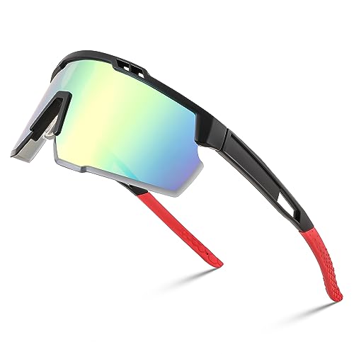 FEISEDY Sportbrille Fahrradbrille Herren Damen Sport Sonnenbrille für Radsport Fahrrad Baseball mit UV400 Schutz B0022 von FEISEDY