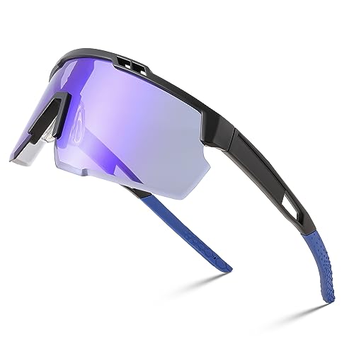 FEISEDY Sportbrille Fahrradbrille Herren Damen Sport Sonnenbrille für Radsport Fahrrad Baseball mit UV400 Schutz B0022 von FEISEDY