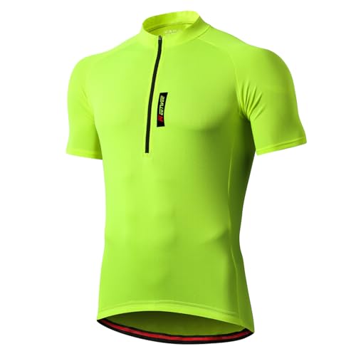 FEIXIANG Herren Fahrradtrikot, Kurzarm Radtrikot Fahrrad Trikot Fahrradbekleidung für Männer, Atmungsaktive Cycling Jersey Radsport Bekleidung von FEIXIANG