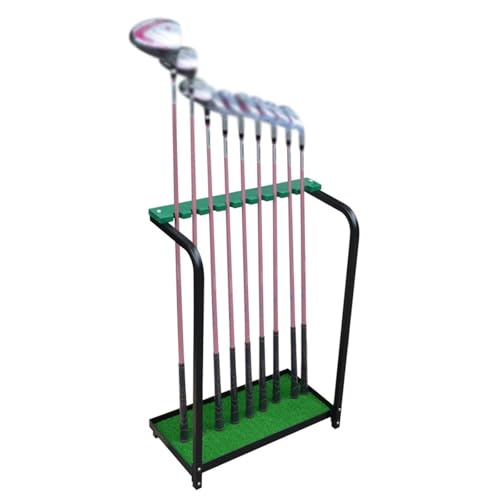 FENGJISUN Golfschläger-Halter Golfschläger-Organizer, Golfschläger-Display, Golf-Putter-Rack, Golf-9-Loch-Queue-Displayständer, Golfschläger-Zubehör Golfschläger-Organisation von FENGJISUN