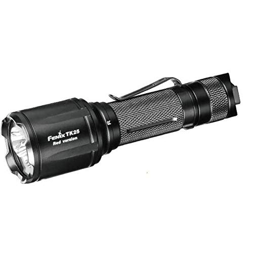 FENIX TK25 RED Taschenlampe aus Aluminium in der Farbe Schwarz - 14,26 cm FENIX TK25 RED Taschenlampe aus Aluminium in der Farbe Schwarz - 14,26 cm von FENIX