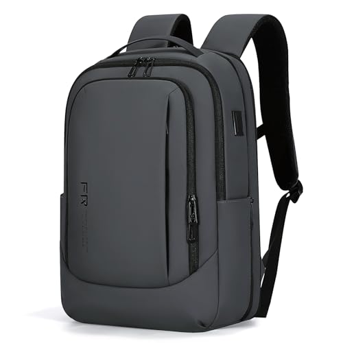 FENRUIEN 26L-38L Erweiterbarer Business Rucksack Herren Laptop Tasche 15.6 Zoll Laptop Rucksack für Herren und Damen Mädchen Teenager mit Laptopfach USB-Ladeanschluss Rucksack von FENRUIEN