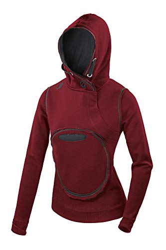 FERUO|#Ferrino Damen Ely Hoodie Woman Tg Xs Bordeaux Jacke, 40 FERUO|#Ferrino Damen Ely Hoodie Woman Tg Xs Bordeaux Jacke, 40 von Ferrino