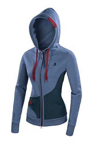 FERUO|#Ferrino Damen Paphillo Hoodie JKT Woman Tg Xs Misty Blue Jacke, blau, 40 von Ferrino