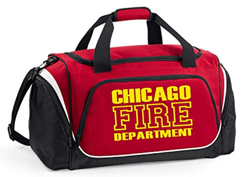 Chicago FIRE Dept-Sporttasche, red//Black/Yellow 55 L, 62 x 32 x 30 cm Chicago FIRE Dept-Sporttasche, red//Black/Yellow 55 L, 62 x 32 x 30 cm von FEUER1