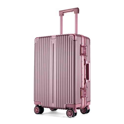 LIU WYHSBQAN-Koffer, Multifunktionskoffer, Trolley mit Universalrädern, Aluminiumrahmen, Koffer mit großer Kapazität, tragbarer Koffer, großer Koffer (Farbe: B, einzigartige Größe: 24 Zoll) von FFCJJD