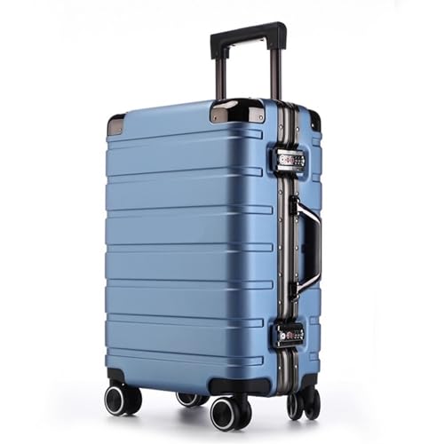 LIU WYHSBQAN Koffer Gepäck Universal-Rolltrolley Passwort-Koffer Einfacher Koffer Tragbarer Koffer Boarding-Koffer Großer Koffer (Farbe: A, Größe einzigartig: 26 Zoll) von FFCJJD