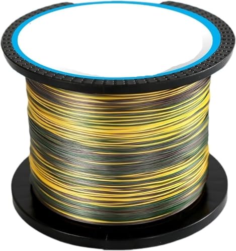 Nylon Angeldraht, Monofilament Angelschnur, 8 stränge 4 Geflochtene Angelschnur 1000M 3000M Multifilament PE Linie for Karpfen Angeln Salzwasser Fisch Linie(Green,8X 3000M 0.8 16LB) von FFENFRYOU