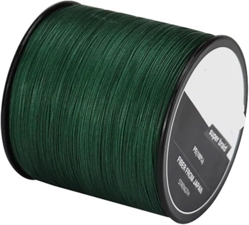 Nylon Angeldraht, Monofilament Angelschnur, Angelschnur 4 Stränge Geflochtene Angelschnur Multifilament 300M 500M 1000M Karpfenangeln Geflochtener Draht Angelzubehör(Green,X4 1000M 10LB 0.6) von FFENFRYOU