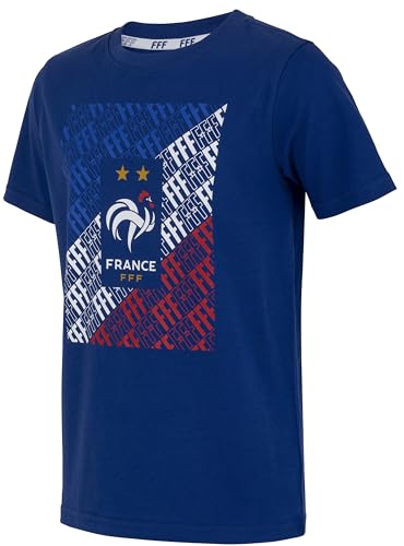 FFF T-Shirt, offizielle Kollektion der französischen Fußballnationalmannschaft, Kindergröße 6 Jahre von FFF