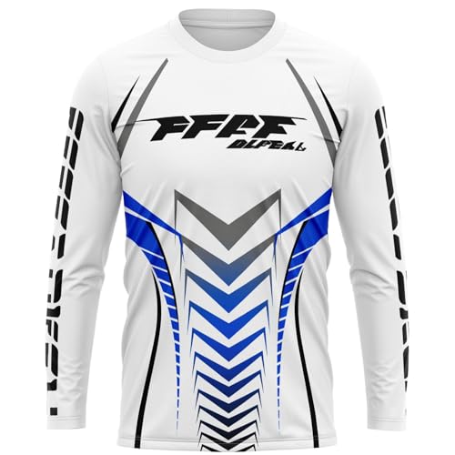 FFFF & OLFEH MTB Trikot,Herren Fahrrad-Langarm Trikot,Fahrradbekleidung Herren,Fahrrad Shirt Herren,Radtrikot Herren Langarm,MTB Bekleidung Herren (10,S) von FFFF & OLFEH