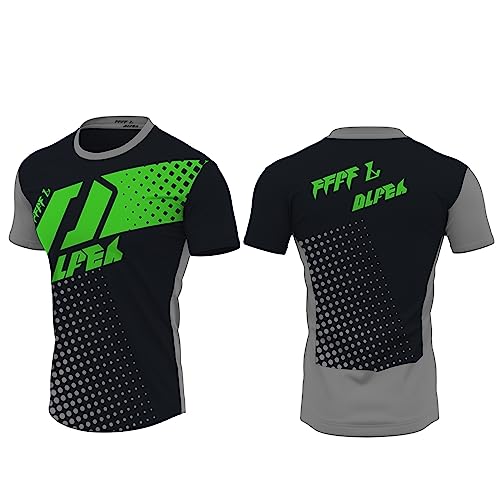 FFFF & OLFEH MTB Jersey Kurzarm,Mountainbike-Trikot für Männer,Fahrrad Trikots Motocross BMX Racing T-Shirt Downhill Kurzarm Radsport Kleidung MTB Jersey (NO5,4XL) von FFFF & OLFEH