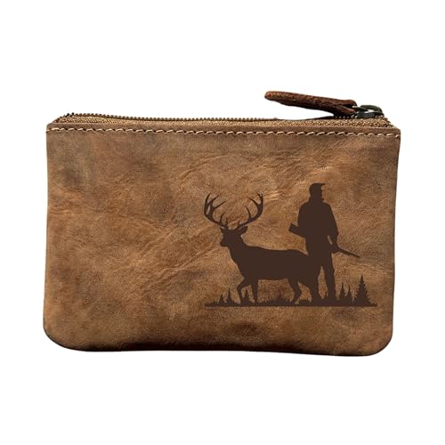 FFelsenfest Leder-Schlüsselmappe/Schlüsselmäppchen mit Jagd-Motiv FFelsenfest Leder-Schlüsselmappe/Schlüsselmäppchen mit Jagd-Motiv von FFelsenfest