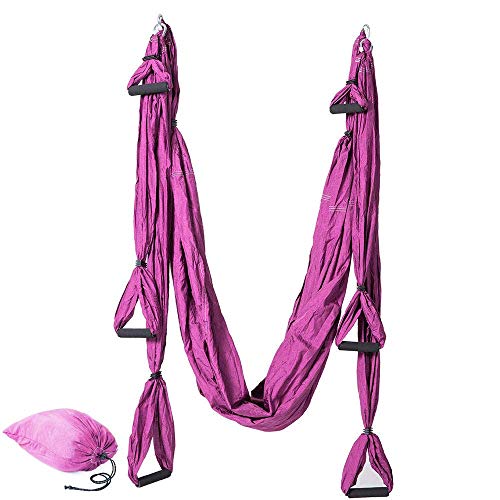 FFITNESS Altalena Amaca Fitness Schaukel Swing Gravity | Aerea Hängematte für Asana Yoga, violett, Einheitsgröße FFITNESS Altalena Amaca Fitness Schaukel Swing Gravity | Aerea Hängematte für Asana Yoga, violett, Einheitsgröße von FFitness