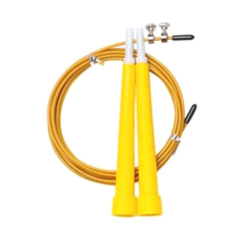 FFitness Speed Springseil Jump Rope Unisex Erwachsene, Gelb, Einheitsgröße von FFitness