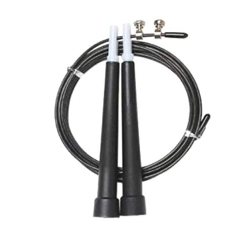 FFitness Speed Springseil Jump Rope Unisex Erwachsene, Schwarz, Einheitsgröße von FFitness