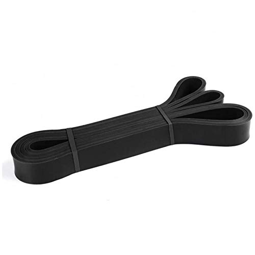 Widerstandsband schwarz 25-65 lb / 12-30 kg FFitness | Breite 2,2 cm | hochwertige Fitnessbänder für Pilates, Yoga, Krafttraining, Physiotherapie und Reha von FFitness