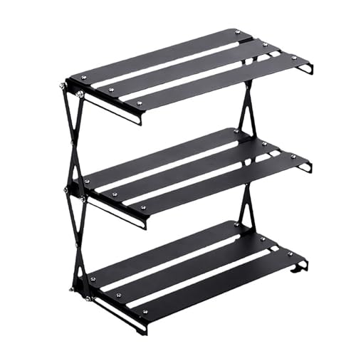 FGDTREE Desktop Speicherregal Camping Storage Rack Speicher Rack Rack Rack Klappstäbchen Aluminium Legierungsregal Rack Faltregal von FGDTREE