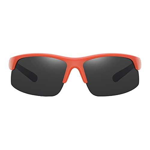 FGUUTYM Rave Brille Reiten Laufen Winddichte Sonnenbrille Outdoor Sonnenschutz Sportbrille mit Brillenetui Brille Rot (Orange, One Size) von FGUUTYM