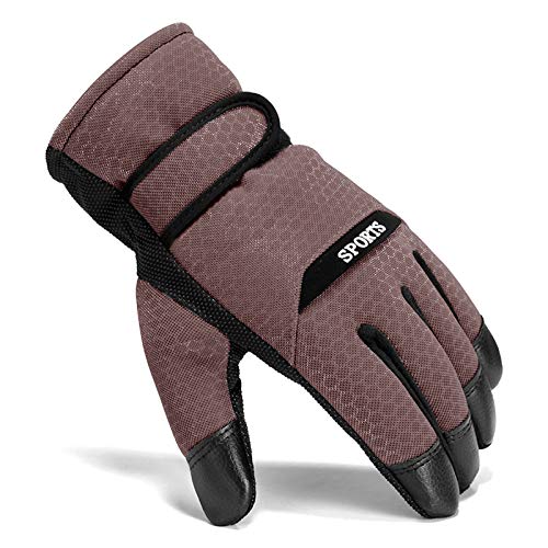 FGUUTYM Winter-Winter-frostgeschützte und weibliche warme Männer- und Handschuh Handstulpen Damen Winter Schwarz (Brown, One Size) von FGUUTYM