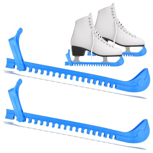 Kufenschoner für Eishockeyschlittschuhe,Verstellbare Schlittschuhschützer,Schlittschuhschutz,Schoner für Schlittschuhkufen, Eishockey Schlittschuhe Kufenschoner,für Hockey oder Eiskunstlauf (blau) von FGen