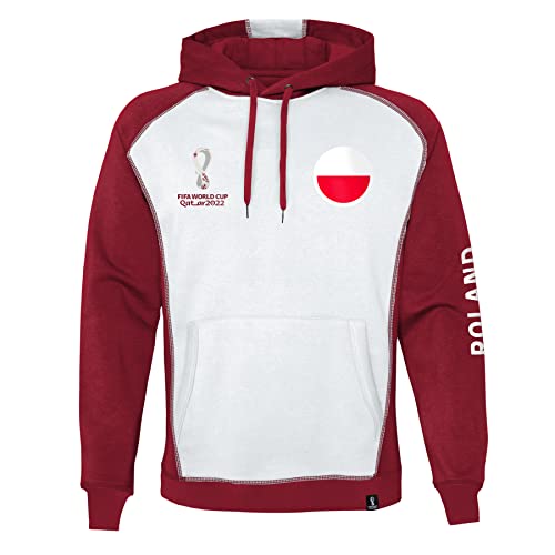 FIFA Herren Official World Cup 2022 Overhead Hoodie, Mens, Croatia, X-X-Large Kapuzenpullover, Red, XXLarge von FIFA