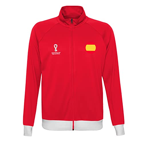 FIFA Herren Offizielle World Cup 2022 Trainingsjacke – Spanien, Rot, XL FIFA Herren Offizielle World Cup 2022 Trainingsjacke – Spanien, Rot, XL von FIFA