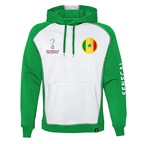 FIFA Herren Offizieller World Cup 2022 Overhead Hoodie Kapuzen-Sweatshirt, Grün, L von FIFA