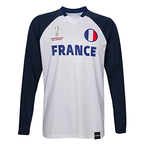 FIFA Jungen Official World Cup 2022 Classic Long Sleeve-France T-Shirt, White, X-Large FIFA Jungen Official World Cup 2022 Classic Long Sleeve-France T-Shirt, White, X-Large von FIFA