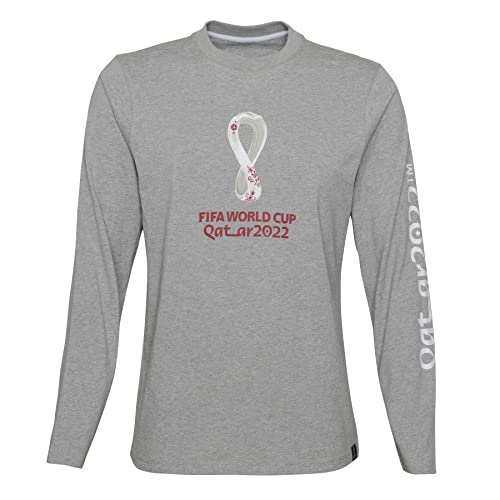 FIFA Jungen Official Fifa World Cup 2022 Long Sleeve Teee T Shirt, Grau, 5 Jahre EU FIFA Jungen Official Fifa World Cup 2022 Long Sleeve Teee T Shirt, Grau, 5 Jahre EU von FIFA