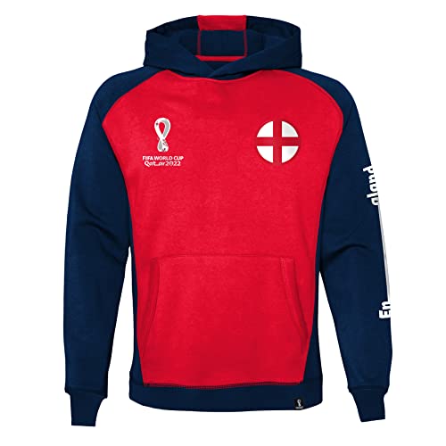 FIFA Jungen Official World Cup 2022 Overhead Hoodie, Jugend, Portugal, 18-20 Jahre Kapuzenpullover, Rot, FIFA Jungen Official World Cup 2022 Overhead Hoodie, Jugend, Portugal, 18-20 Jahre Kapuzenpullover, Rot, von FIFA