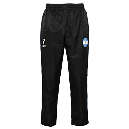 FIFA Jungen Offizielle World Cup 2022 Trainingshose Fußball Argentinien, Schwarz, 140 FIFA Jungen Offizielle World Cup 2022 Trainingshose Fußball Argentinien, Schwarz, 140 von FIFA