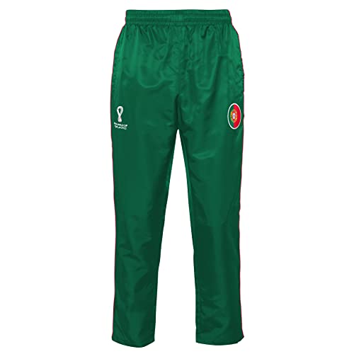 FIFA Jungen Offizielle World Cup 2022 Trainingshose Fußball Portugal, Schwarz, 110 FIFA Jungen Offizielle World Cup 2022 Trainingshose Fußball Portugal, Schwarz, 110 von FIFA