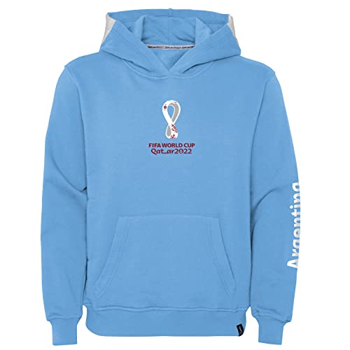 FIFA Mädchen Offizieller World Cup 2022 Hoodie Kapuzen-Sweatshirt, Babyblau, 152 FIFA Mädchen Offizieller World Cup 2022 Hoodie Kapuzen-Sweatshirt, Babyblau, 152 von FIFA